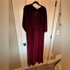 Baltic Born Deep Red Maxi Dress